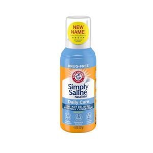 Arm & Hammer Simply Saline Nasal Care Daily Relief Mist Spray - 4.5oz NWT